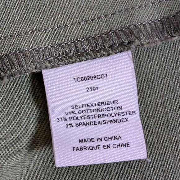 Derek Lam 10 Crosby Gwen Field Jacket Olive Green Cropped Utility Size 2 - Picture 6 of 16